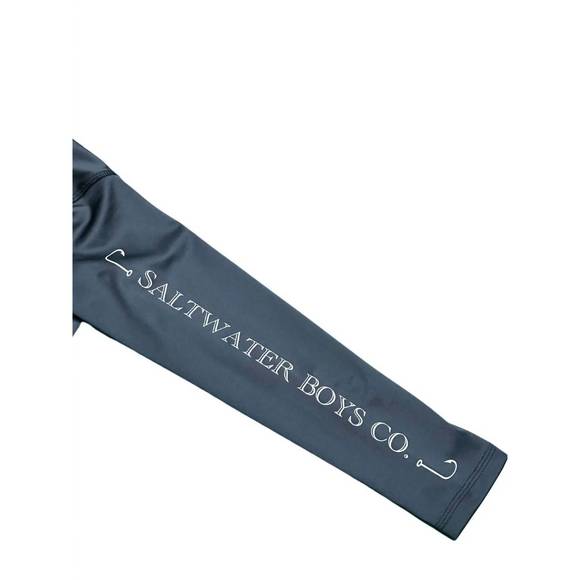 NEW SALTWATER BOYS CO. tybee rashguard in navy - Picture 2 of 3